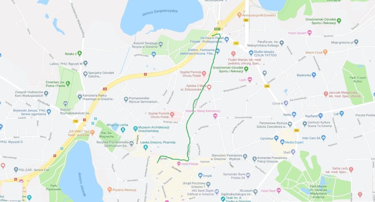 Apartament Kleopatra Γκνιέζνο Εξωτερικό φωτογραφία